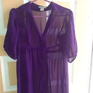 Preowned adorable forever 21 shirt dress size S